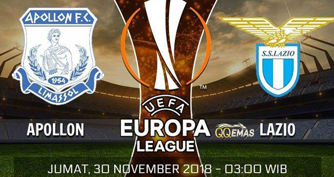 Prediksi Bola Apollon Limassol Vs Lazio 30 November 2018