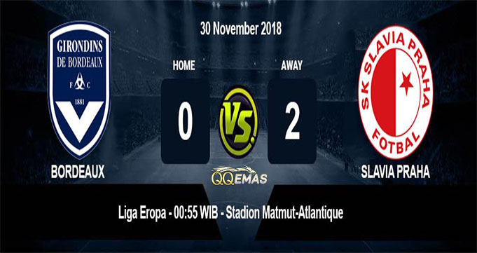 Prediksi Bola Bordeaux Vs Slavia Praha 30 November 2018