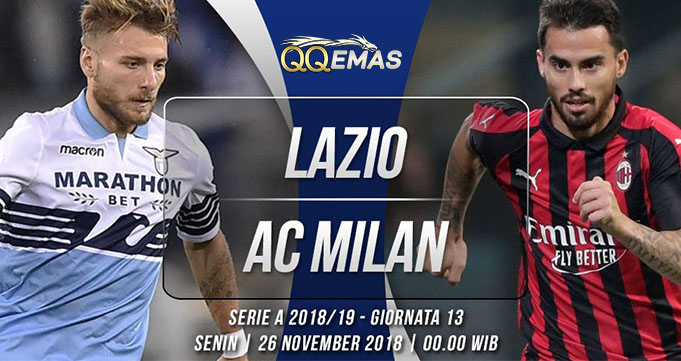 Prediksi Bola Lazio Vs Milan 26 November 2018