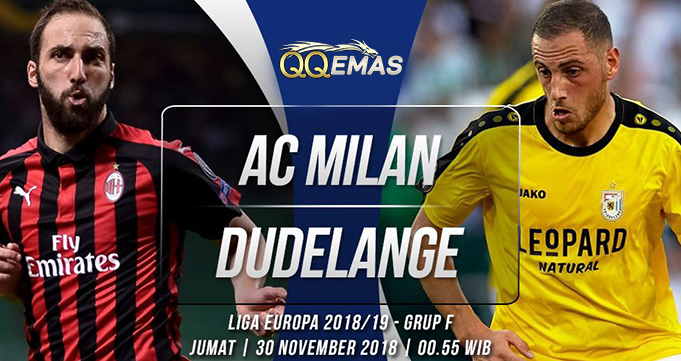 Prediksi Bola Milan Vs Dudelange 30 November 2018