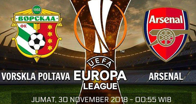 Prediksi Bola Vorskla Vs Arsenal 30 November 2018Prediksi Bola Vorskla Vs Arsenal 30 November 2018