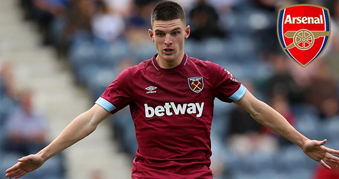 Arsenal Di Minta Mengejar Gelandang Declan Rice